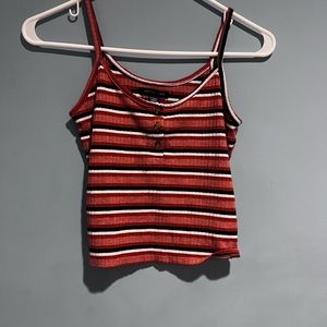 Stripped American Eagle Tank Top